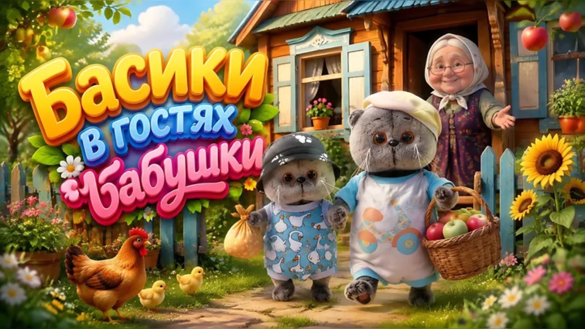 В гостях у бабушки с БАСИКАМИ | Собираю вещи для Басиков к бабушке