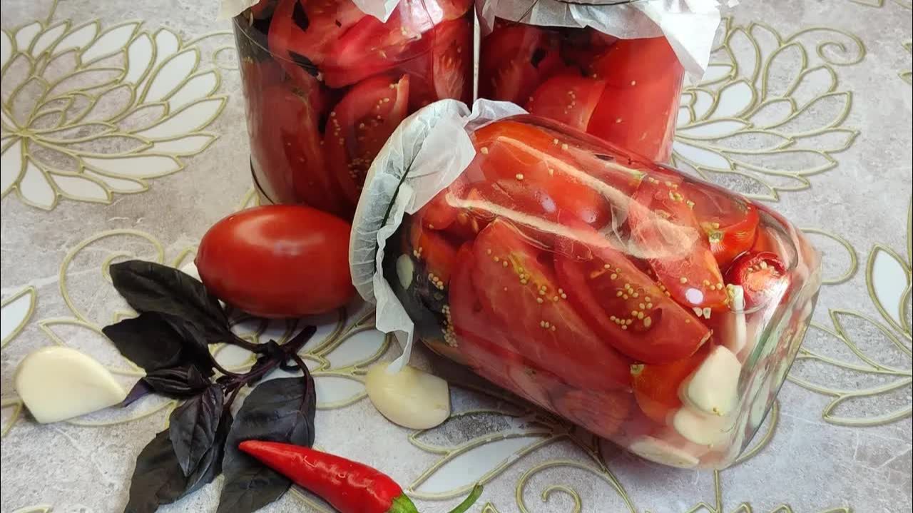 ТАКИЕ ПОМИДОРЫ НА ЗИМУ, ЗАКАТАЙТЕ ХОТЯ БЫ БАНОЧКУ! НЕ ПОЖАЛЕЕТЕ.