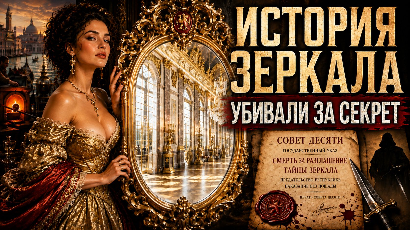 ИСТОРИЯ ЗЕРКАЛА: Венеция охраняла секрет веками  Франция украла его за два года