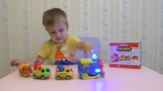 Открываем новый паровозик и играем Thomas And Friends