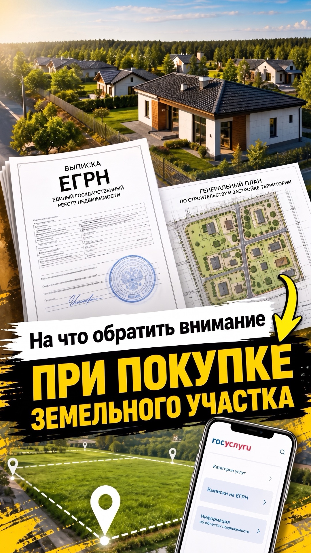 На что обратить внимание при покупке земельного участка?