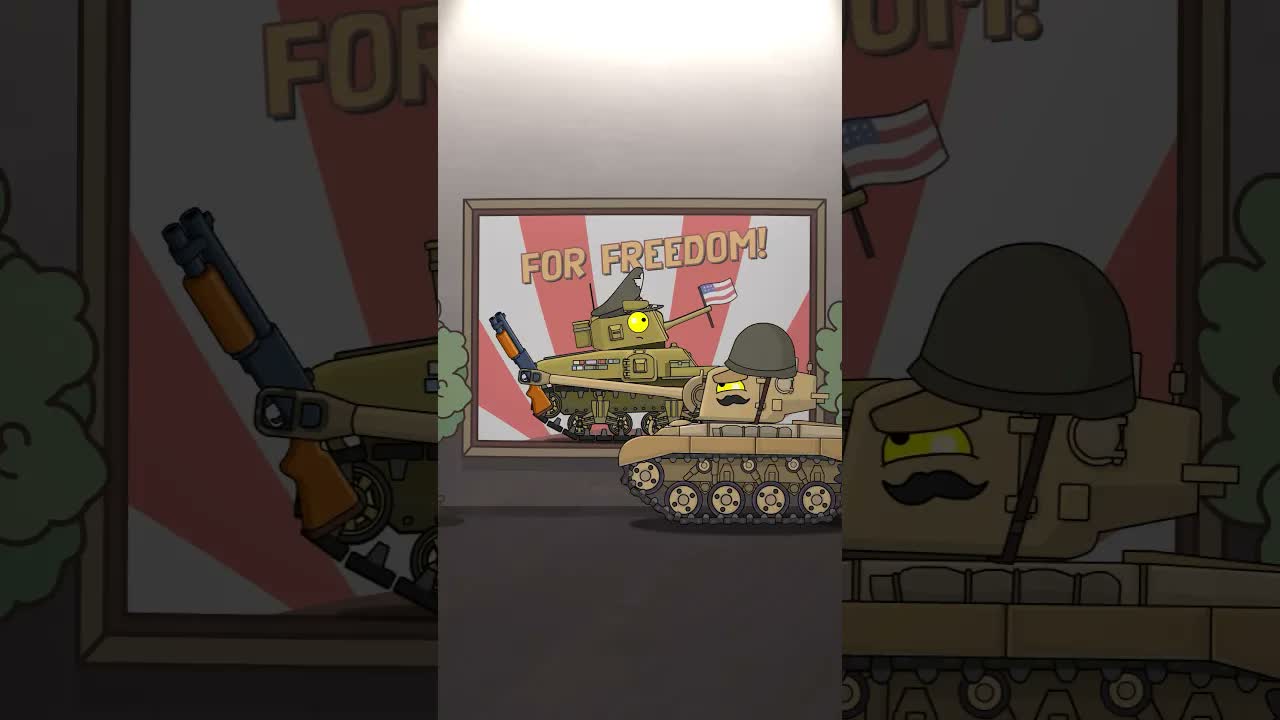Tanks Meccha Chameleon #shorts #homeanimations #funny #мультик #tank