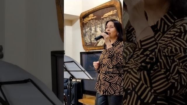 Елена Полонская исполняет в музее Сибирская береста эпизод 1