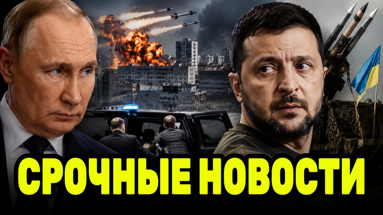Зеленского срочно вывезли  РОССИЯ усиливает давление а Киев делает ставку на секретное оружие