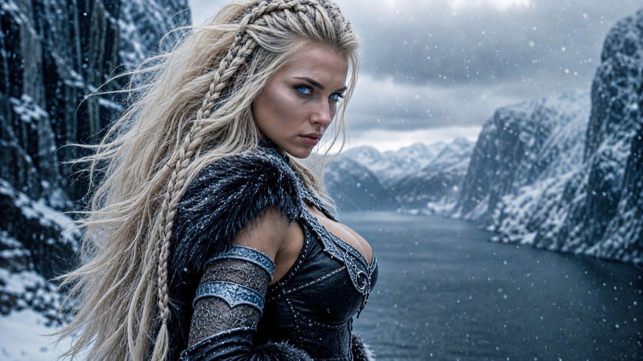 Epic March Of The Frost Valkyries  Ice In Her Eyes, Valhalla In Her Soul  Viking War Choir ⚔️