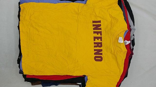 45939 Футболки с принтом, 1пак, T-shirt Printed America, секонд (extra) оптом