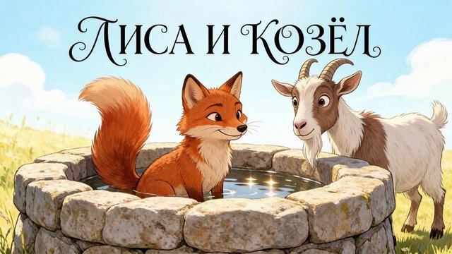 Сказка на ночь для детей 3-5 лет. Константин Ушинский Лиса и Козёл