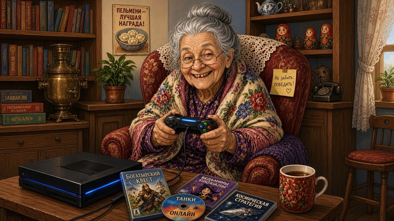 Манку сварила, томаты полила, можно и бомбы покидать в игре Voices Of The Void