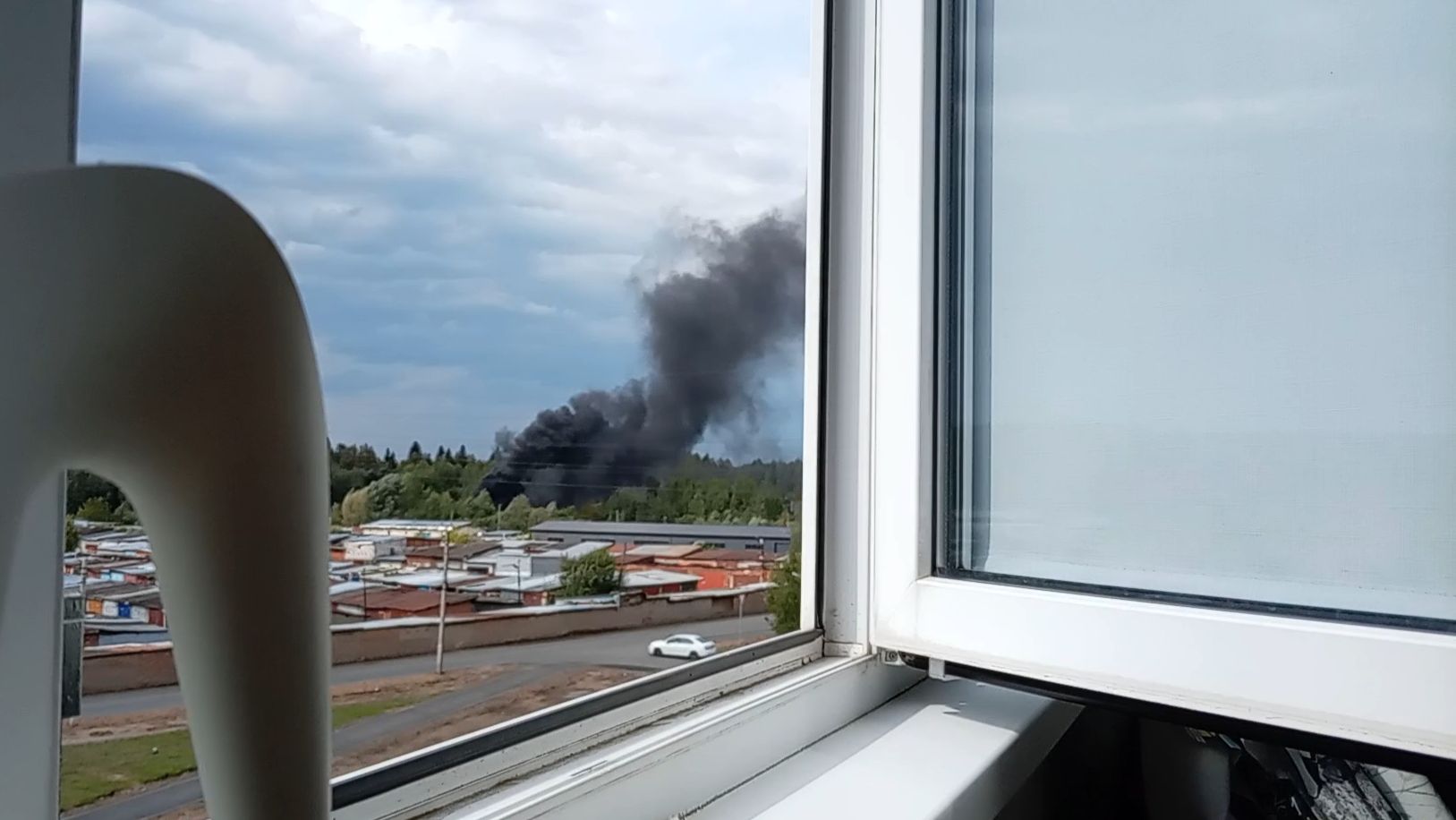Пожар в Ижевске Индустриальный район
