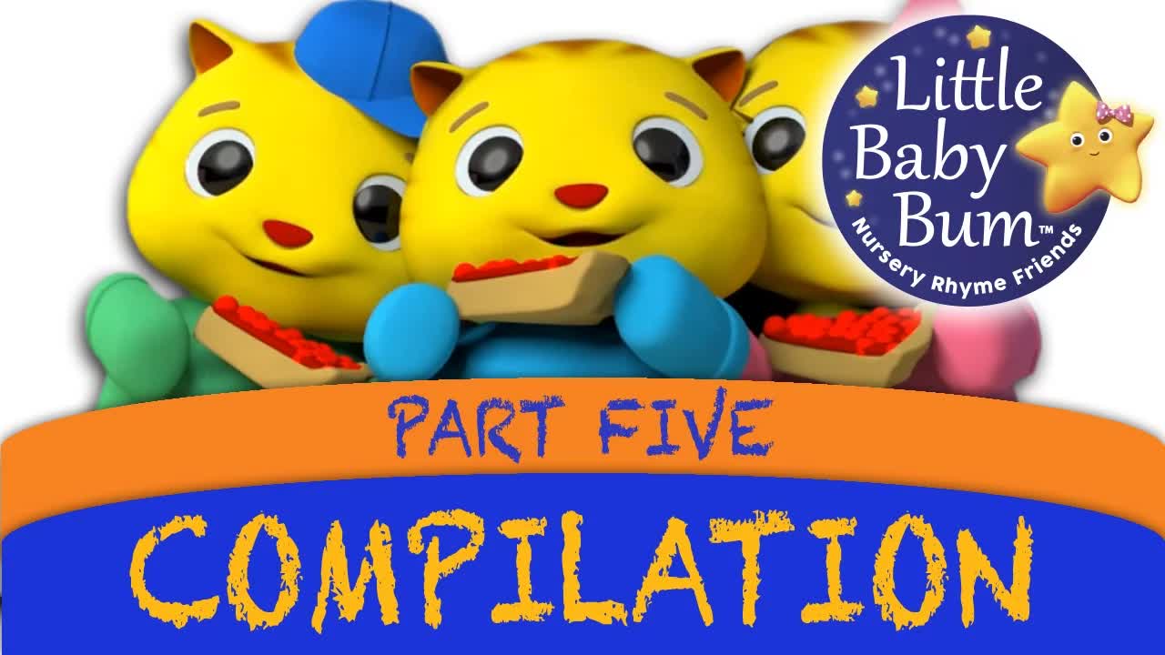Учимся с Little Baby Bum | Три маленьких котенка | Детские стишки для малышей | Песни для детей