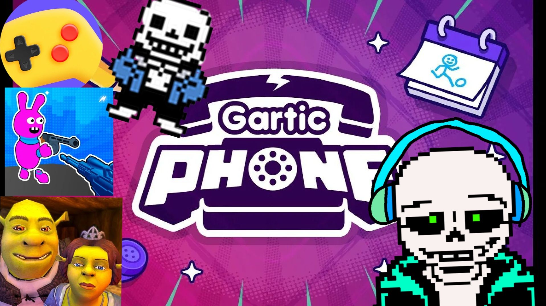 [СТРИМ] Я Санс44 Играю  В Яндекс Игры и Gartic Phone (4 Часть)