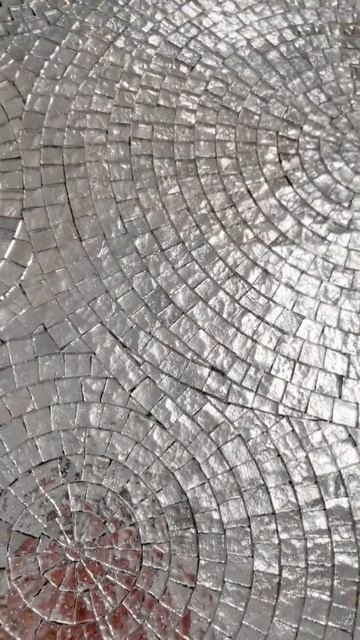 Серебряные круги из мозаики #mosaic #мозаика #art #silver