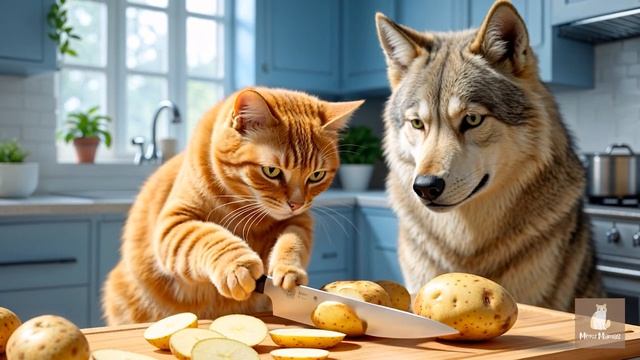 🐱Добрые Мультики Для Детишек. Мама кошка и Ее Сыночек