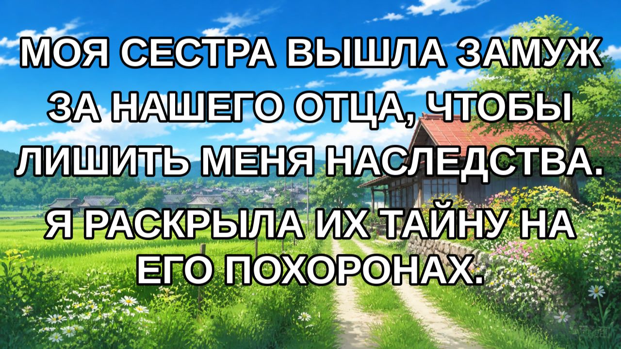 Моя сестра вышла замуж за нашего отца, чтобы лишить меня наследства. Я раскрыла их тайну на его по
