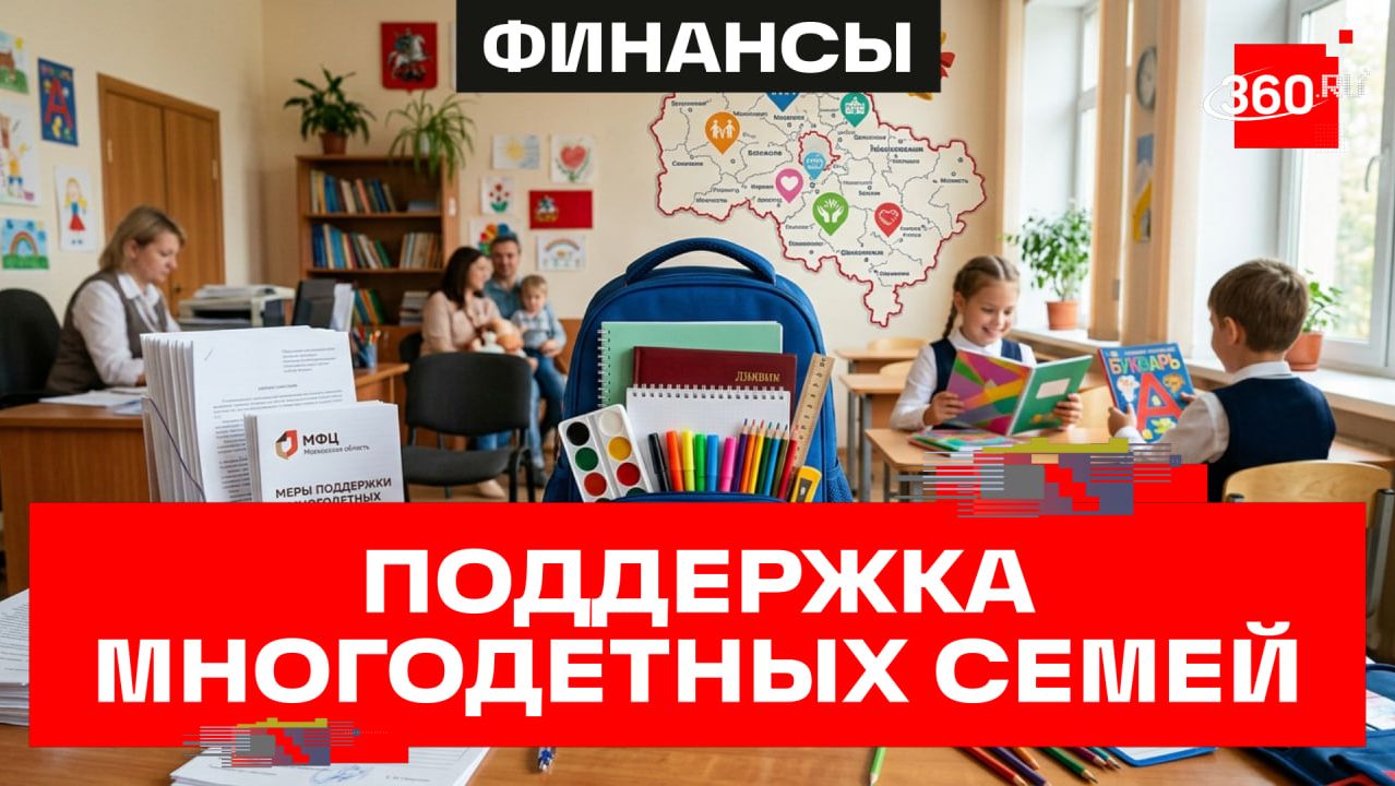 Деньги на форму и портфель: какие выплаты положены многодетным семьям Подмосковья