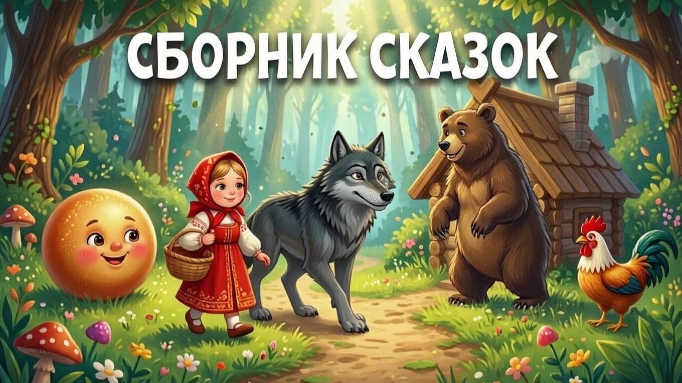 СБОРНИК НАРОДНЫХ СКАЗОК - СКАЗКИ ПЕРЕД СНОМ