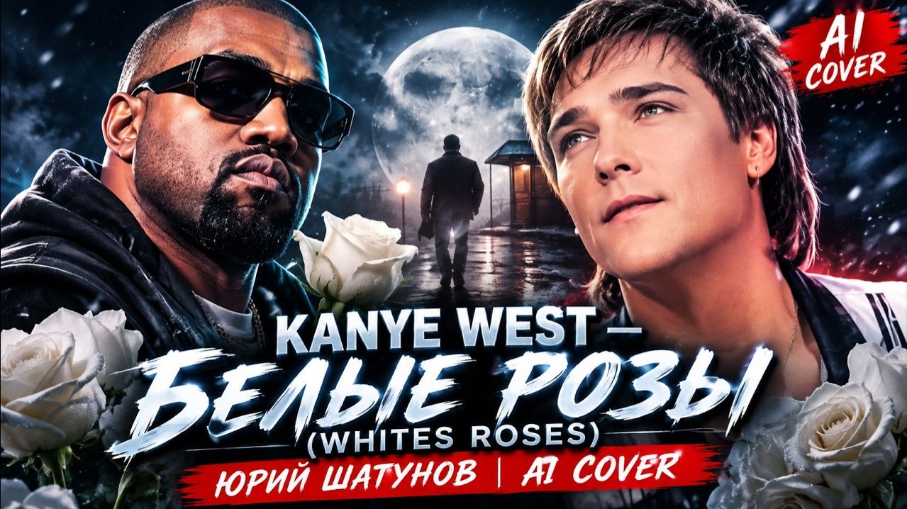 Kanye West - Белые розы (Юрий Шатунов нейрокавер)