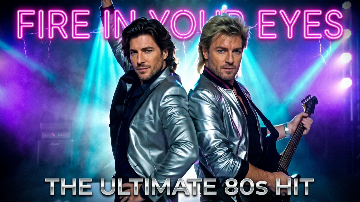 Fire In Your Eyes (Official Video) - 80s Style Eurodisco