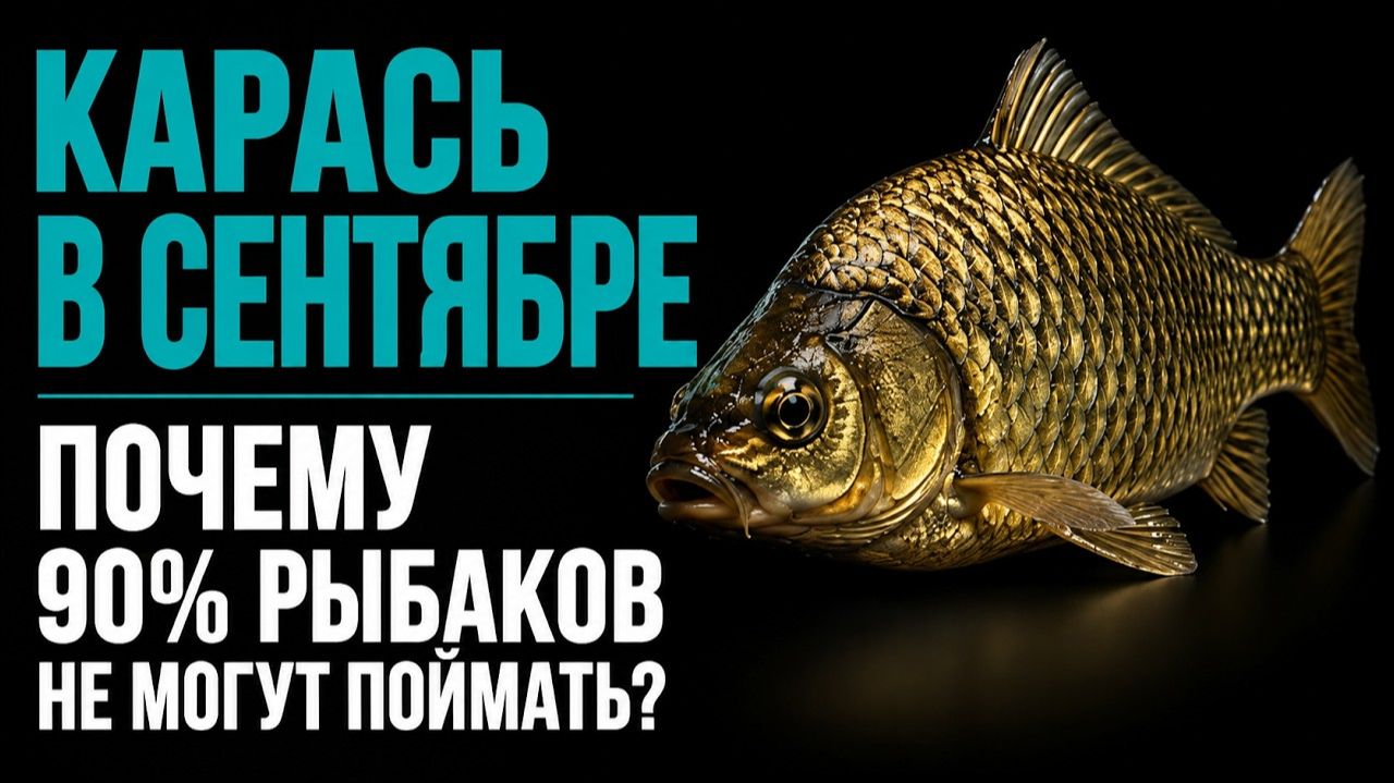 КАРАСЬ В СЕНТЯБРЕ как ловить, хитрости, приманки