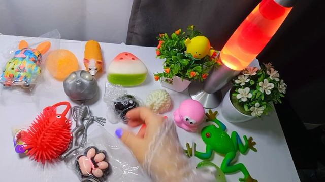 ASMR Squishies TABA Squishy Paws And Anti-stress ASMR Sounds For Your EnjoymentWonderful Lava Lamp