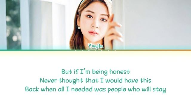 HUH YUNJIN- Raise Y_Our Glass Lyrics