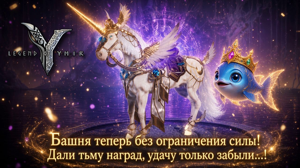 Башня теперь без ограничения силы! Дали тьму наград удачу только забыли...! - Legend of YMIR