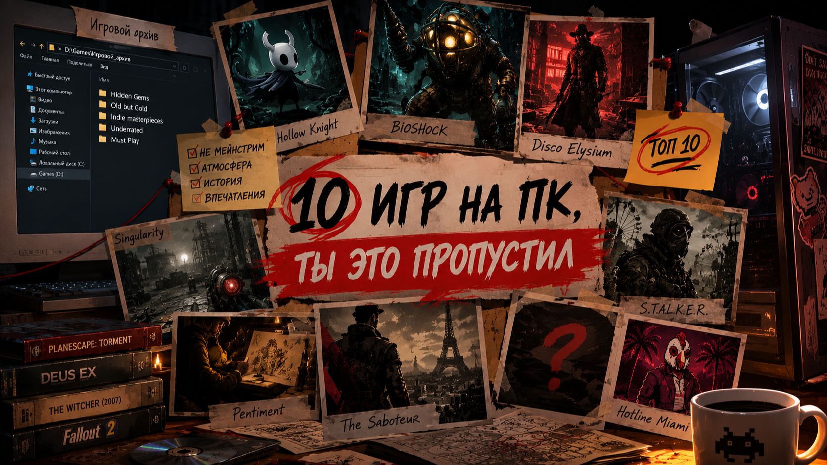 ТОП 10 ИГР НА ПК КОТОРЫЕ ВЫ ОБЯЗАНЫ ПРОЙТИ