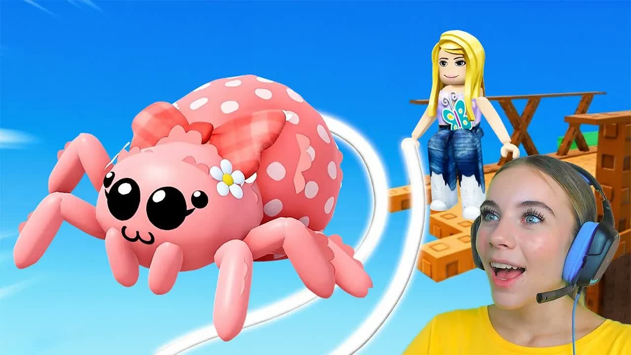 СЕСТРА СТАЛА ПАУКОМ в ROBLOX!