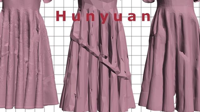 A-line Dress: Clo3D Vs AI-generated