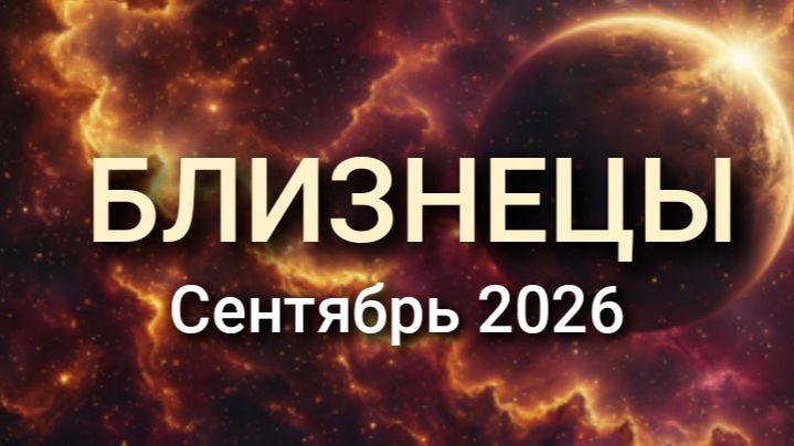 БЛИЗНЕЦЫ. Будет жарко! Сентябрь 2026