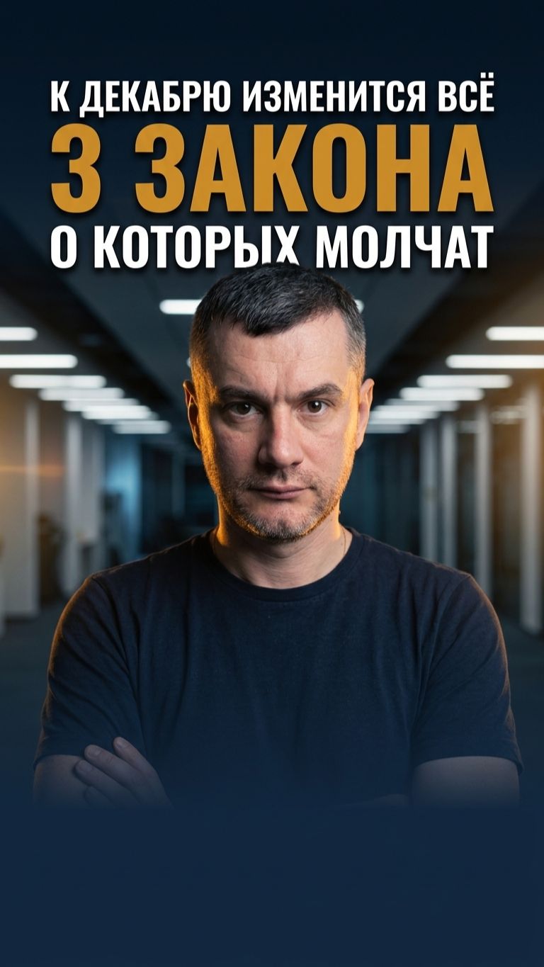К декабрю изменится всё: 3 закона, о которых молчат