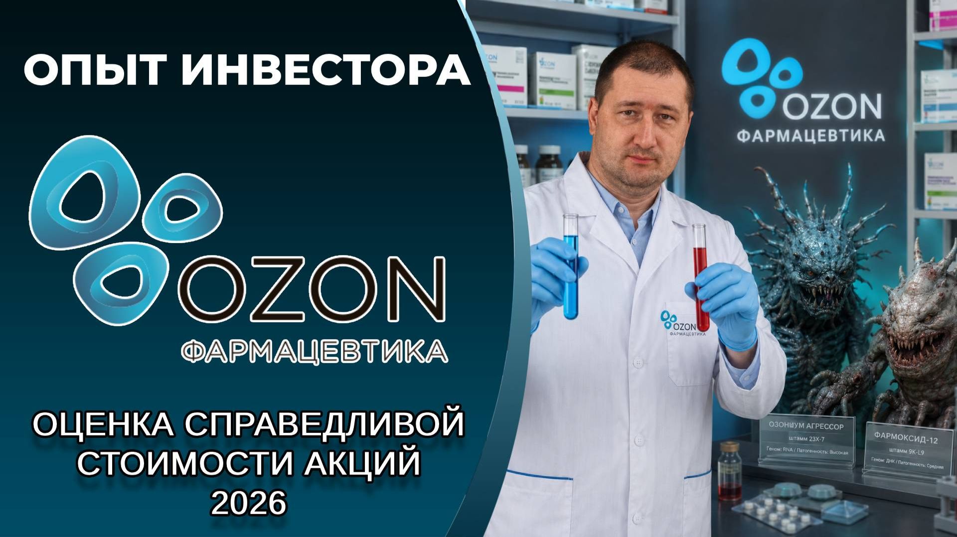 Озон Фармацевтика (#OZOH): справедливая стоимость акций, дивиденды 2026