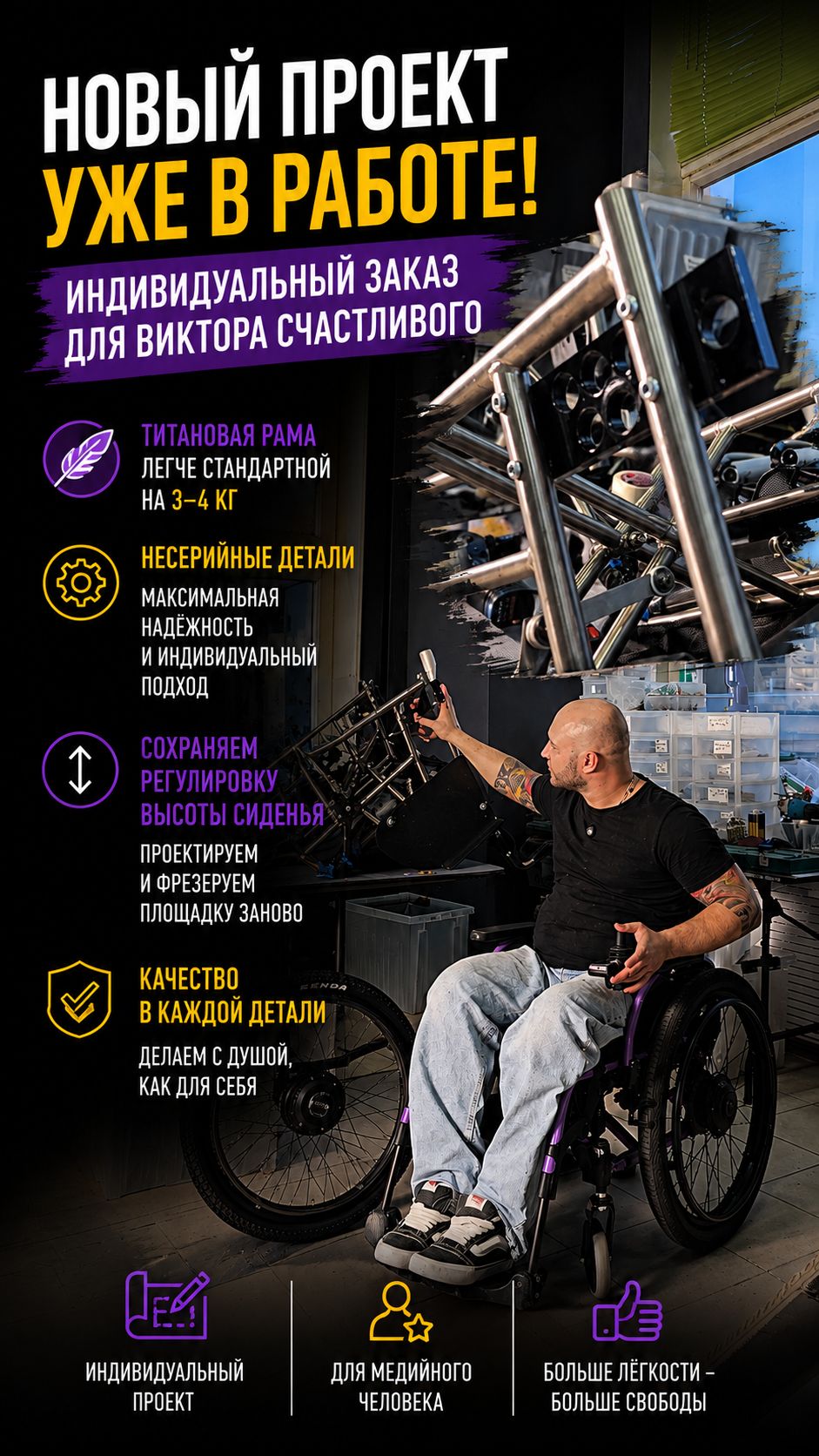 Коляска по индивидуальному проекту 🔥