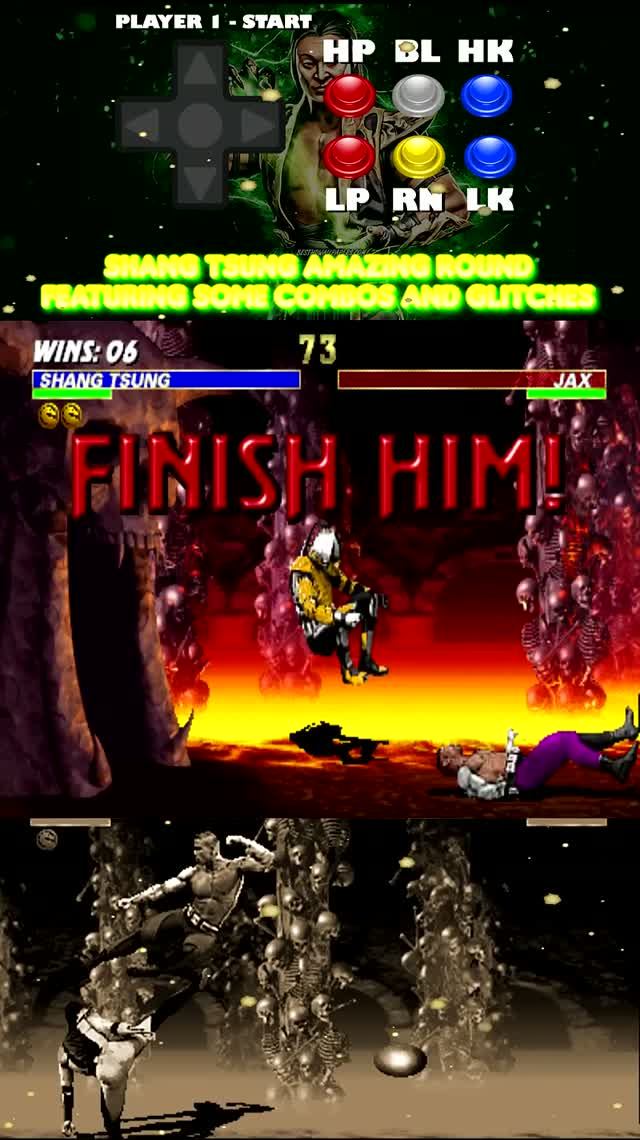 Mortal Kombat 3 Безупречный раунд и забавный баг со сценическим фаталити