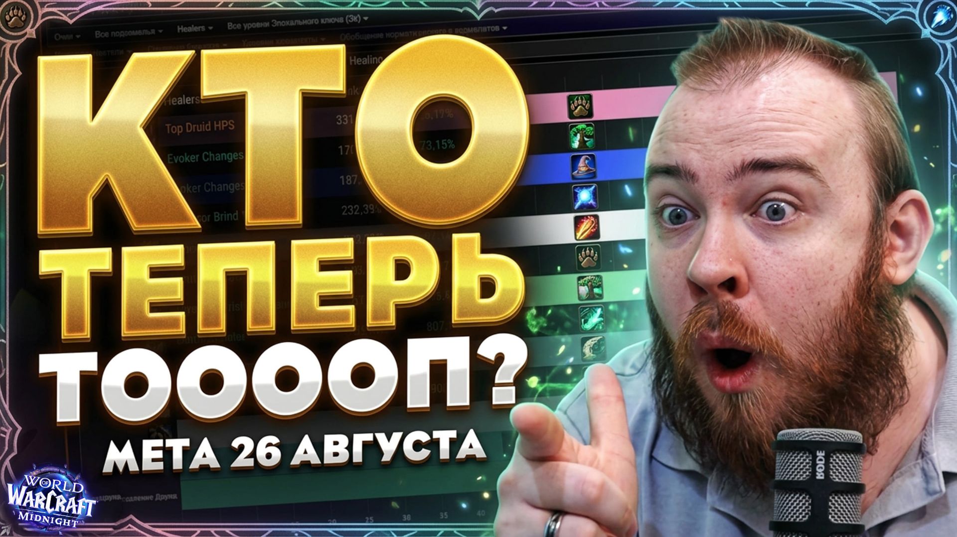 КТО БУДЕТ В МЕТЕ М ПОСЛЕ ПРАВОК 26 АВГУСТА В WORLD OF WACRAFT WOW НОВОСТИ 12.1 МЕТА