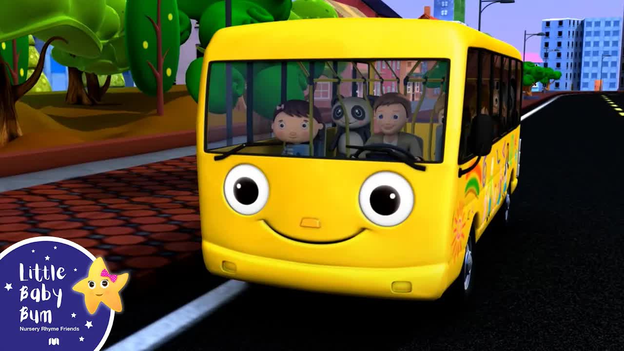 Колёса автобуса | Часть 1 | Детские стишки | от LittleBabyBum! | Азбука и цифры
