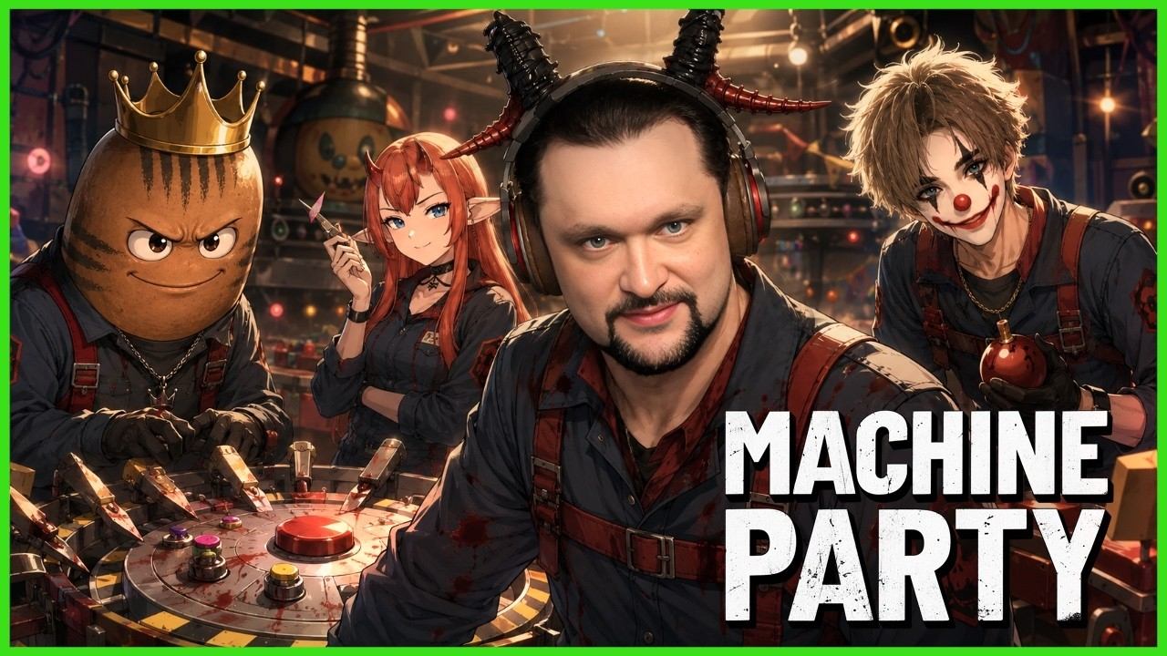 ЧТО МОЖЕТ БЫТЬ  ЛУЧШЕ ИГР С ДРУЗЬЯМИ?! Machine Party и Shift At Midnight