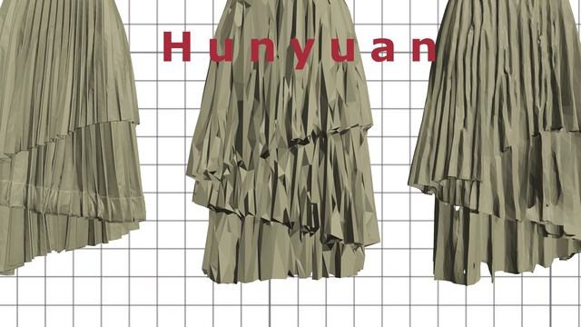 Asymmetrical Skirt: Clo3D Vs AI-generated