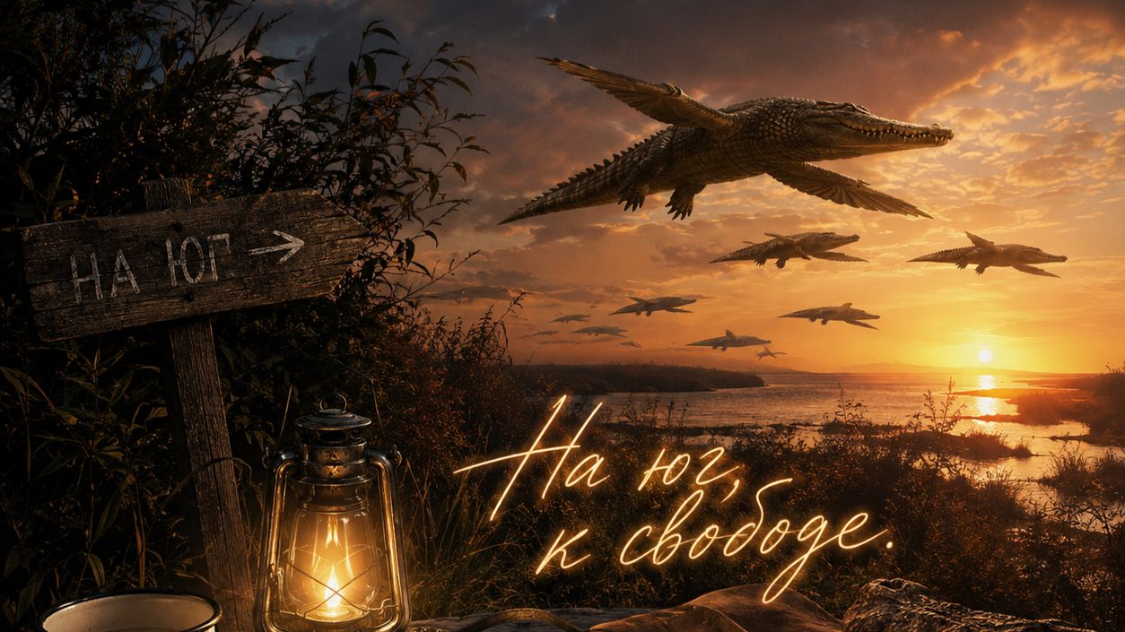 Крокодилы улетают на юг 1