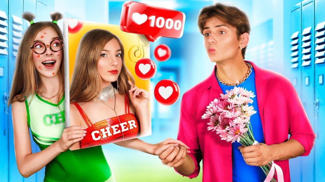 Бедная Популярная Vs Богатая Непопулярная Чирлидерша # Кто Станет Королевой Колледжа