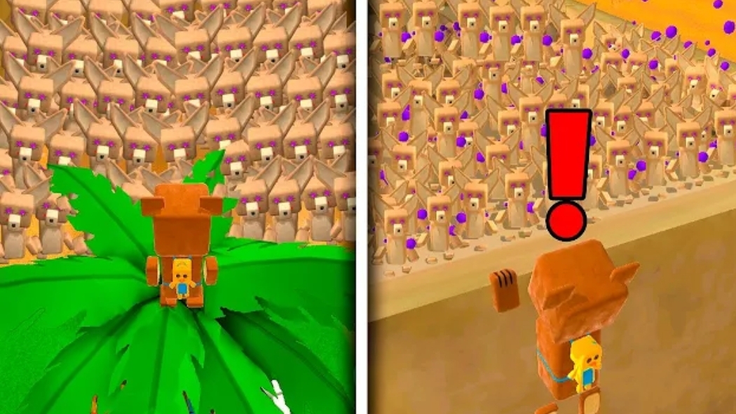 Найдена армия злых фенеков - прохождение игры Super Bear Adventure