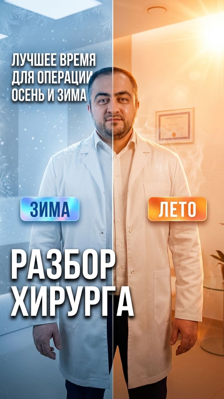 Осень и зима — лучшее время для операции 🍂 а вот почему