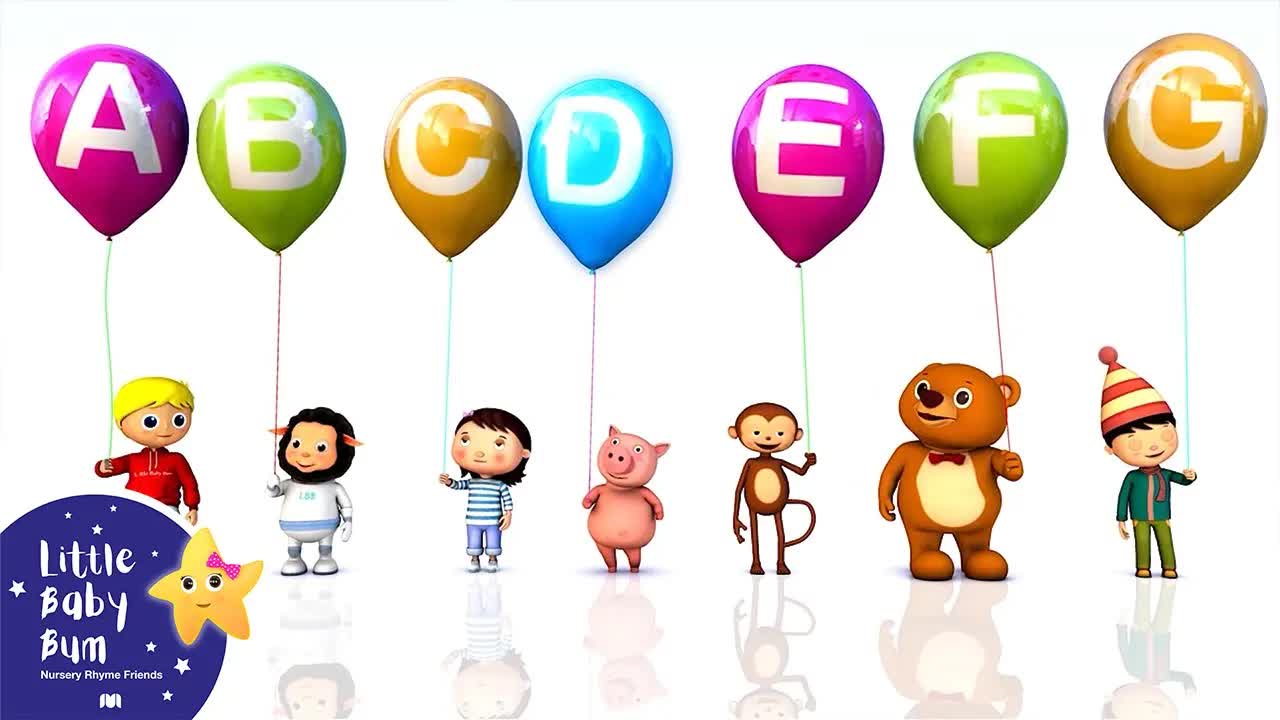 Песня азбуки | Алфавитная песня | Детские стишки для малышей от LittleBabyBum - Азбука и цифры