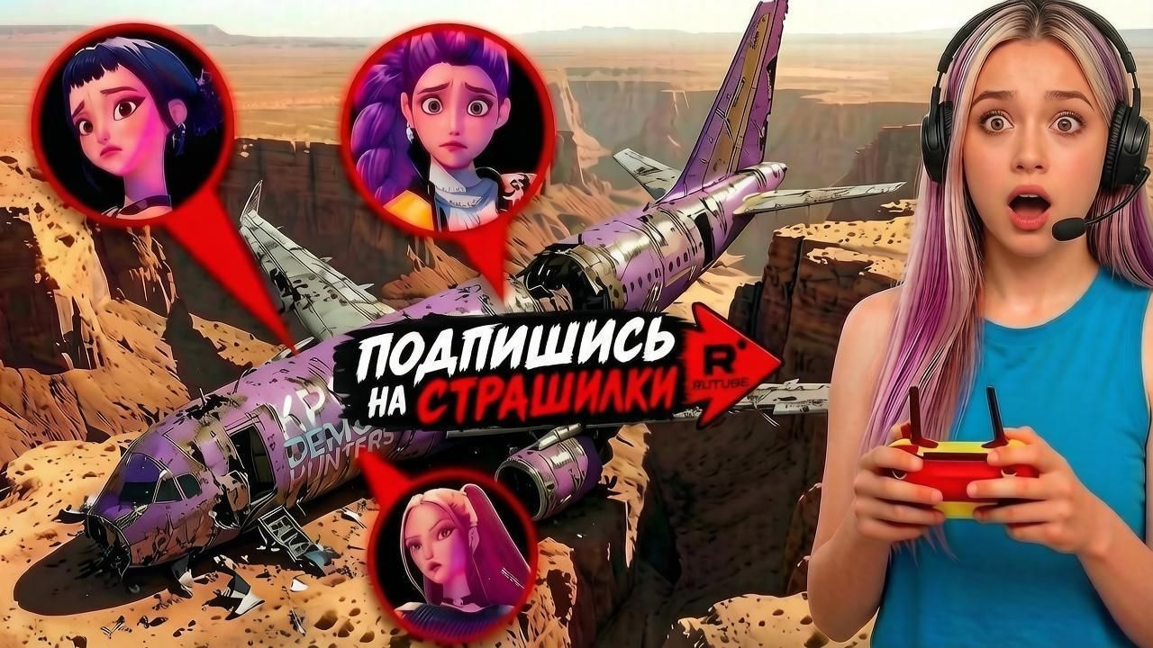 ЧТО СЛУЧИЛОСЬ? Самолет KPOP DEMON HUNTERS потерпел крушение!