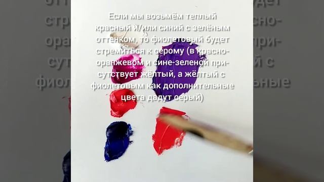 Как смешать насыщенный фиолетовый. Борисова Екатерина