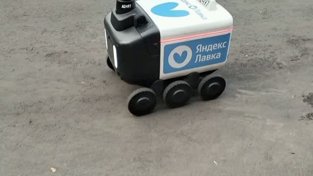 Как заказать робота доставщика Яндекс лавка