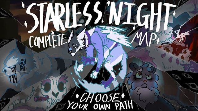 🌑 STARLESS NIGHT 🌑 || COMPLETE Choose Your Own Path MAP (КОТЫ ВОИТЕЛИ МАП ПЕРЕЗАЛИВ)