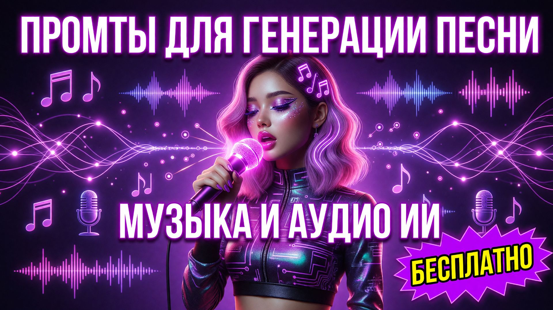 Промты для генерации песни в нейросети: Промпты для музыки и аудио ИИ