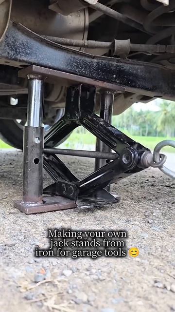 Build Your Own Jack Stand; DIY Garage Project! #DIY #JackStand #GarageTools