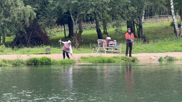 Поимки форели на основном водоеме